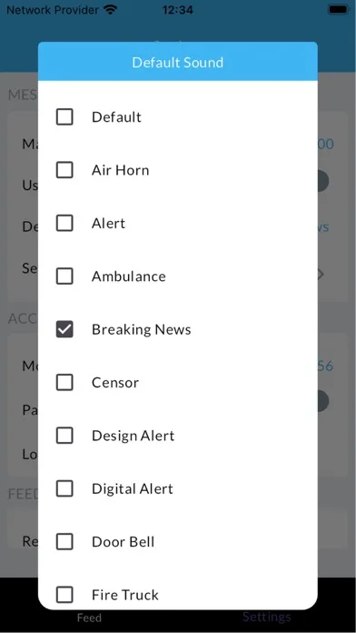 Capturas de tela do Media SMS Alerts