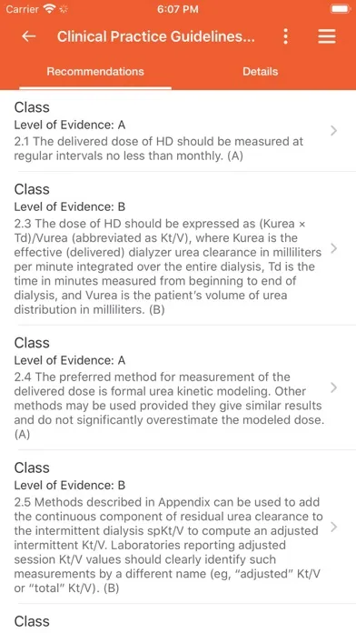 NKF KDOQI Screenshots