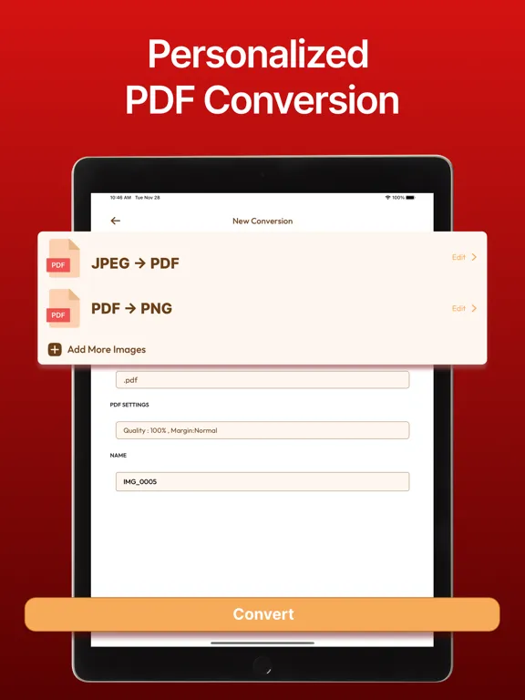 PDF Converter . Convert to PDF iPad  Screenshots