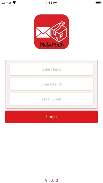 Ảnh chụp màn hình của Pictamail V3