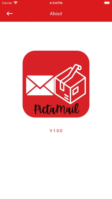Ảnh chụp màn hình của Pictamail V3