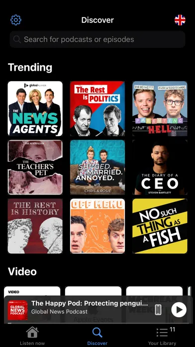 Pods- Podcast Player سکرین شاٹس