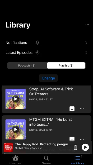 Pods- Podcast Player سکرین شاٹس