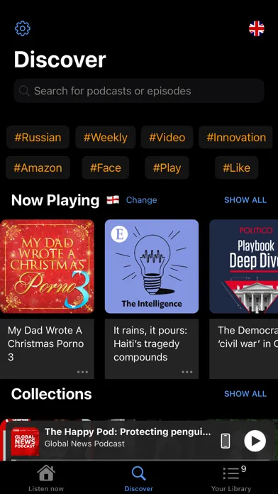 Pods- Podcast Player سکرین شاٹس