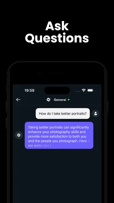 Screenshot di Generai - AI Chatbot & Helper