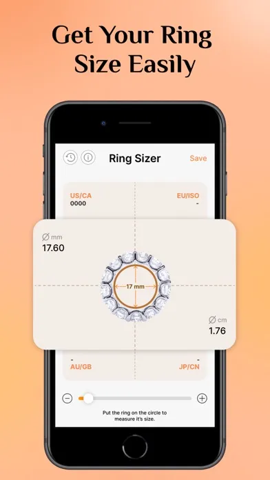 Ring Sizer - Measure Ring Size Screenshots