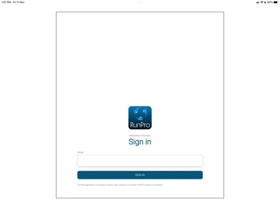 RunPro iPad 應用截圖