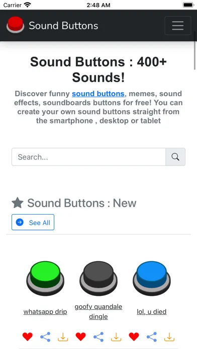 Sound Button World Screenshots