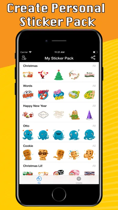 Ảnh chụp màn hình của Personal Sticker Maker Studio