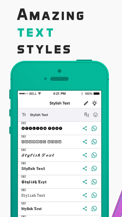 Stylish Text - Fonts Keyboard应用截图