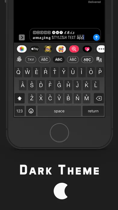 Stylish Text - Fonts Keyboard Screenshots