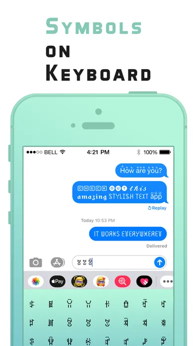 Stylish Text - Fonts Keyboard Screenshots