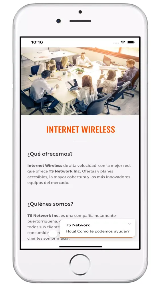 Tangkapan layar TS Network