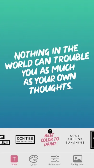 Capturas de tela do Text Art- Quote & Poster Maker