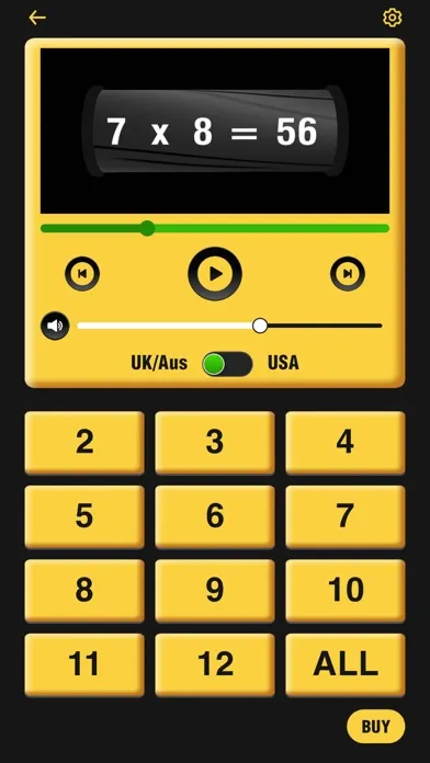 ภาพหน้าจอของ Times Table Tunes