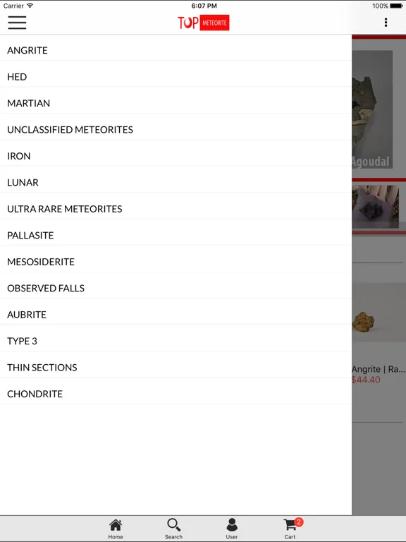 Top Meteorite iPad  স্ক্রিনশট