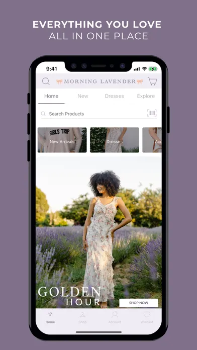 Morning Lavender App Screenshots