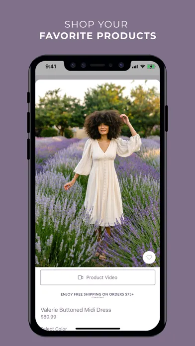 Morning Lavender App Screenshots