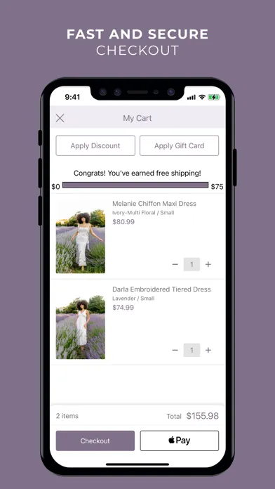 Morning Lavender App Screenshots