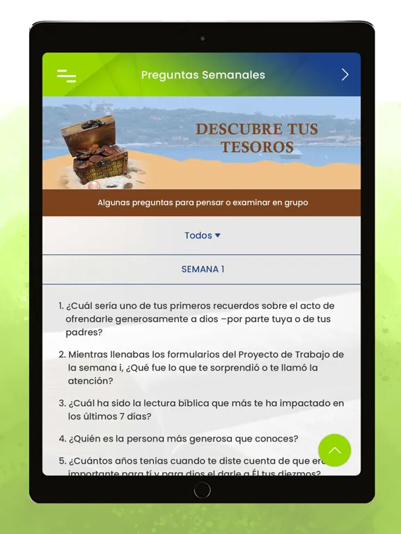 Tangkapan layar Vida Generosa iPad 