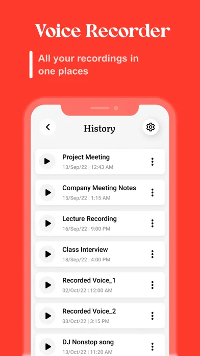 Voice Memo - Voice Recorder应用截图