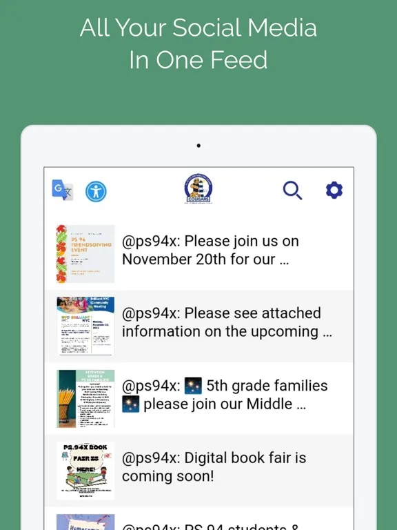 PS 94 Kings College School iPad  스크린샷
