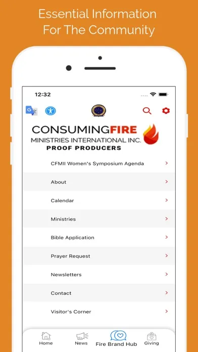 Consuming Fire Ministries Inc. 스크린샷