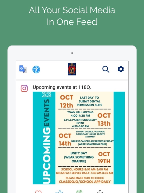Ảnh chụp màn hình của MS for Art and Philosophy iPad 