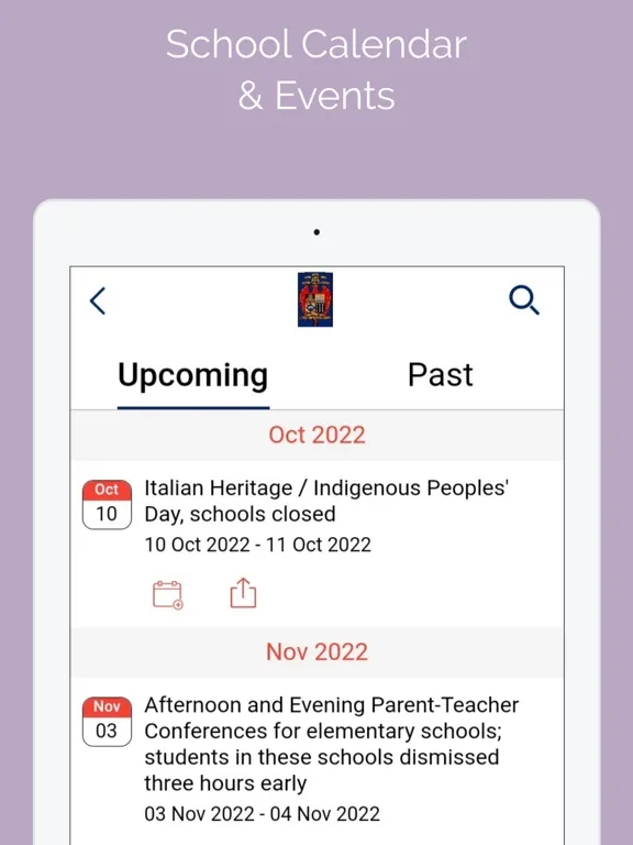 Ảnh chụp màn hình của MS for Art and Philosophy iPad 