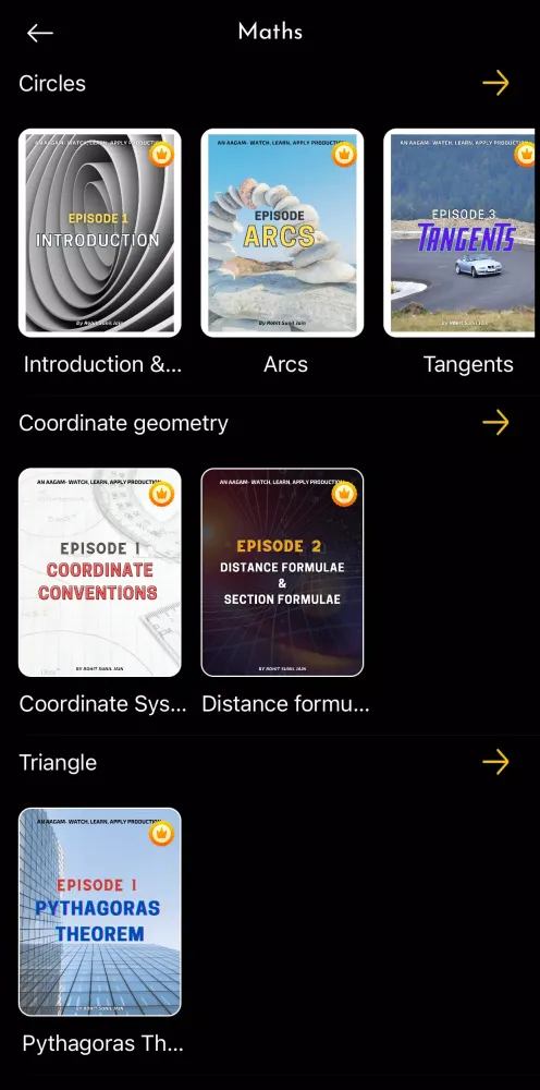 Aagam - Watch, Learn, Apply Screenshots