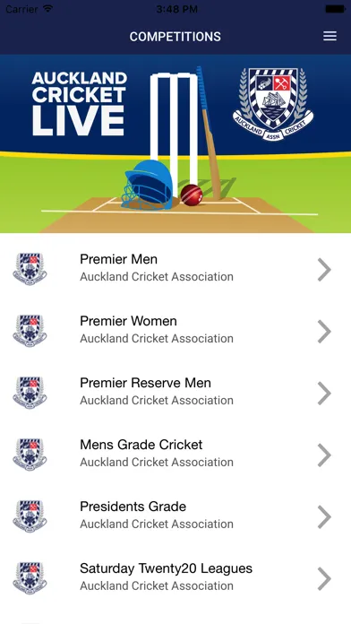 Capturas de pantalla de Auckland Cricket Live