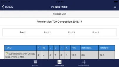 Capturas de pantalla de Auckland Cricket Live