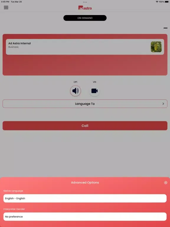 AdAstra Connect iPad 应用截图
