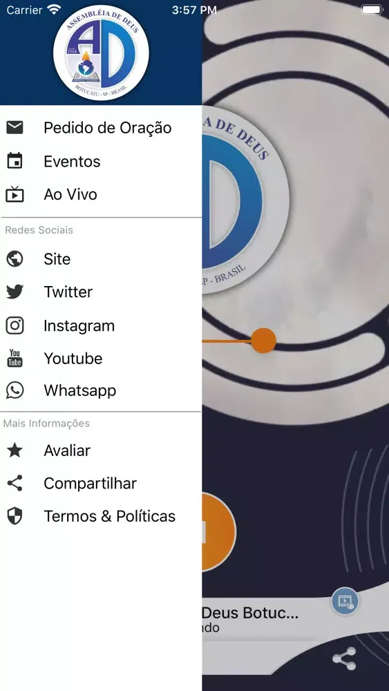 Tangkapan layar Assembléia de Deus Botucatu