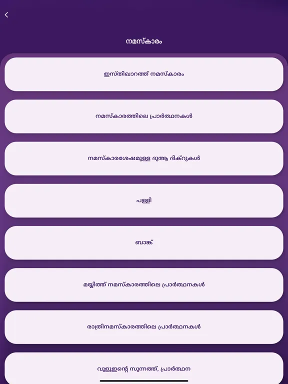 Скриншоты Adhkar iPad 