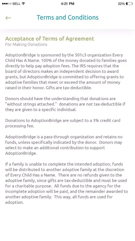 Adoption Bridge Screenshots