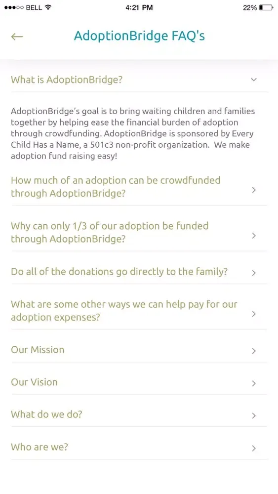 Adoption Bridge Screenshots