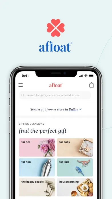 afloat: gifting on-demand Screenshots