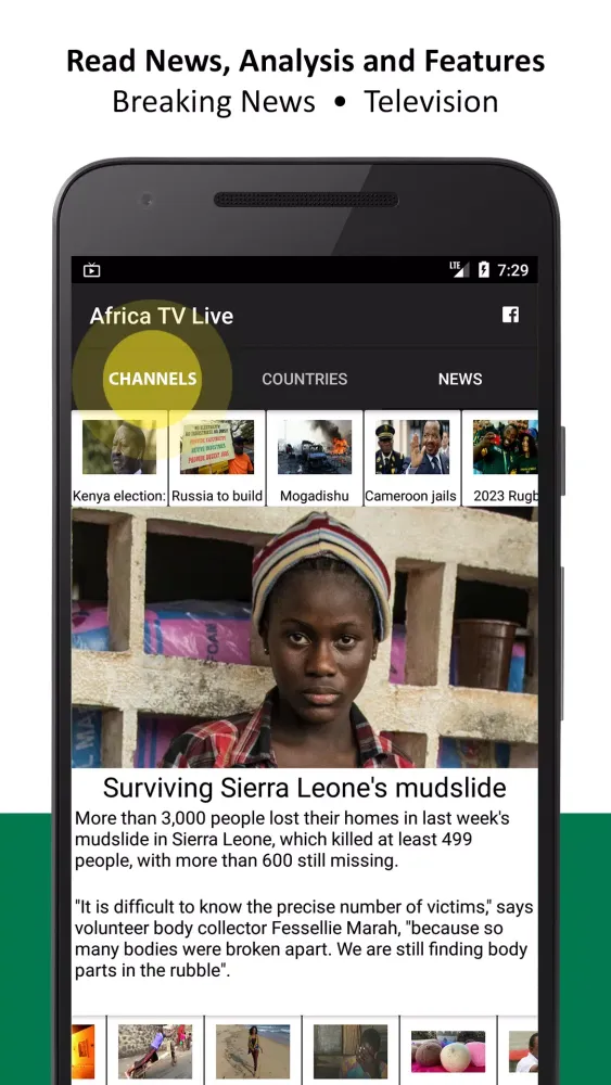 Africa TV Live Screenshots