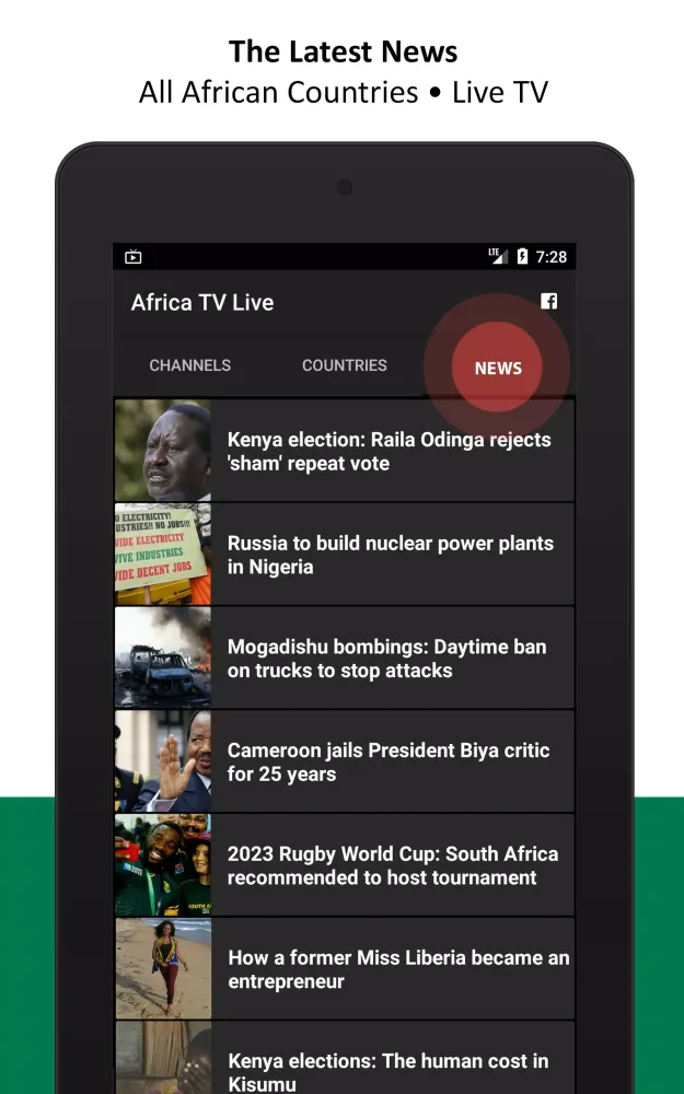 Africa TV Live Screenshots