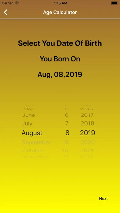 Ages Calculator Ekran Görüntüleri