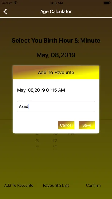 Ages Calculator Ekran Görüntüleri