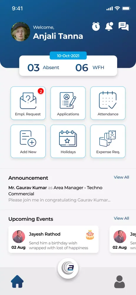 Auxano - HRMS স্ক্রিনশট