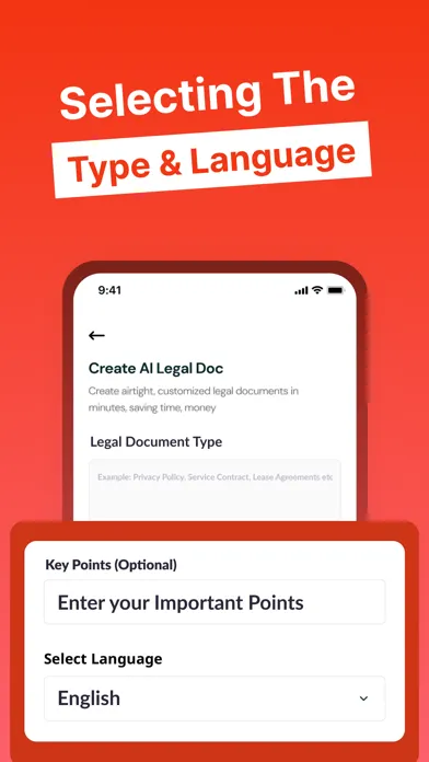 AI Legal Documents Generator স্ক্রিনশট