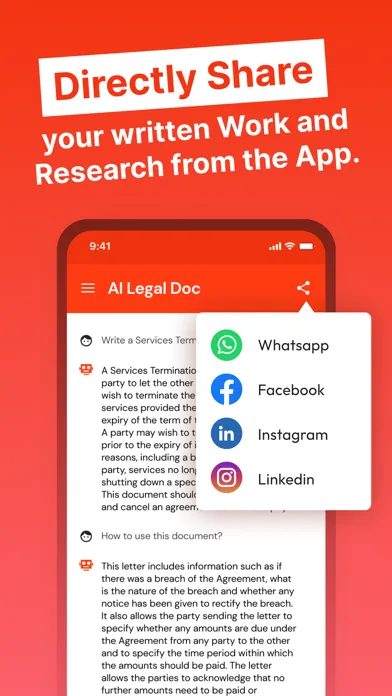 AI Legal Documents Generator স্ক্রিনশট