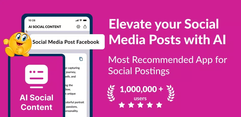 Tangkapan layar Social Media Content Generator
