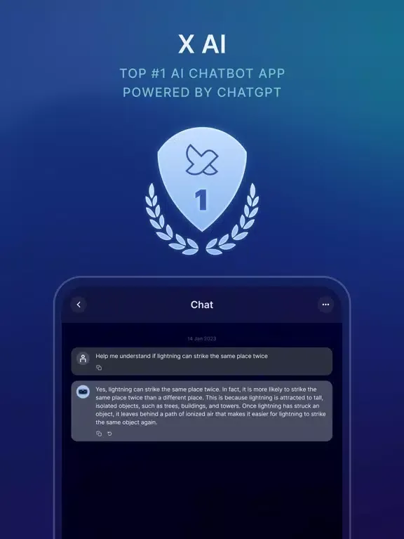X AI - xAI Chatbot Assistant iPad 應用截圖