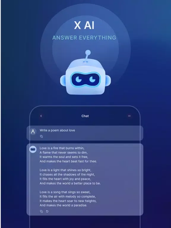 X AI - xAI Chatbot Assistant iPad 應用截圖