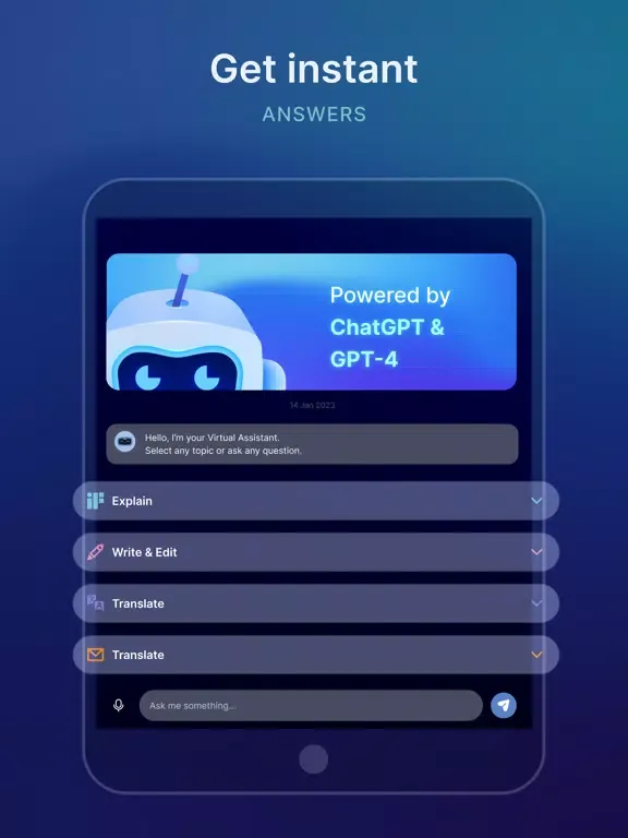 X AI - xAI Chatbot Assistant iPad 應用截圖
