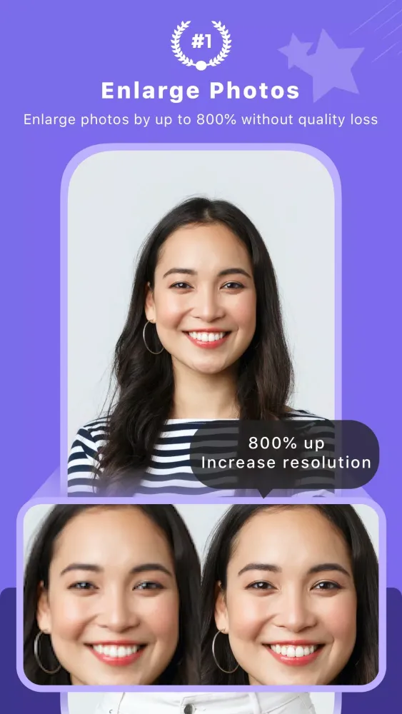 AI Enlarger Ekran Görüntüleri